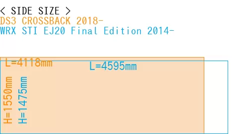 #DS3 CROSSBACK 2018- + WRX STI EJ20 Final Edition 2014-